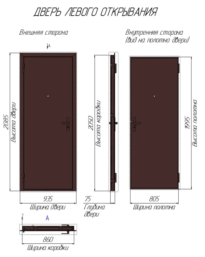 Дверь входная DOORBET 