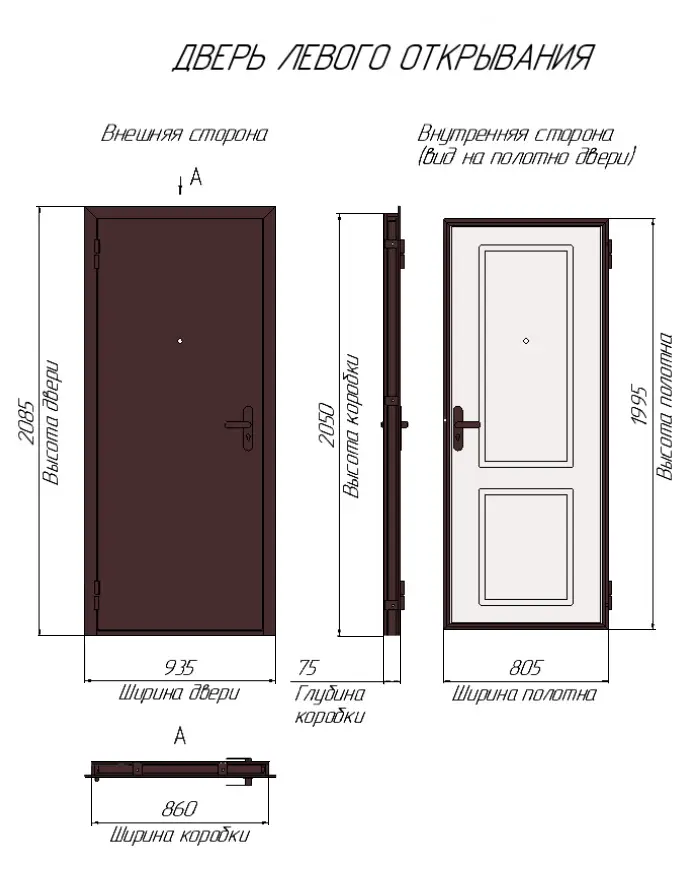 Дверь входная DOORBET