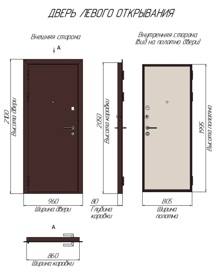Дверь входная DOORBET 