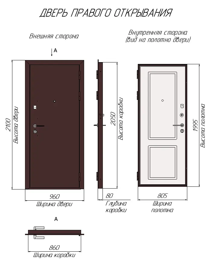Дверь входная DOORBET 