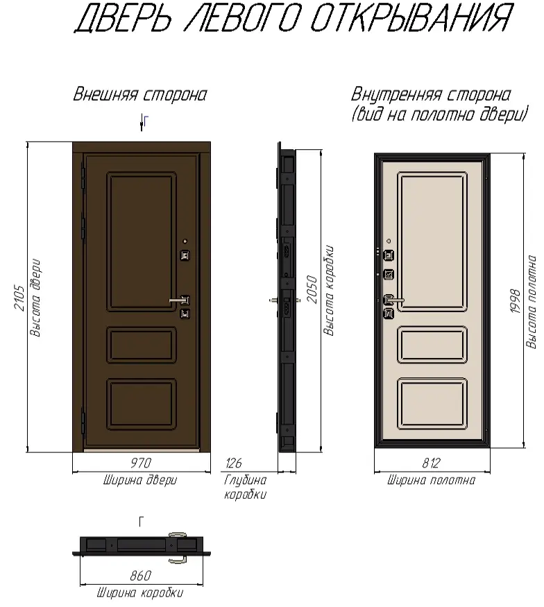 Дверь входная DOORBET 